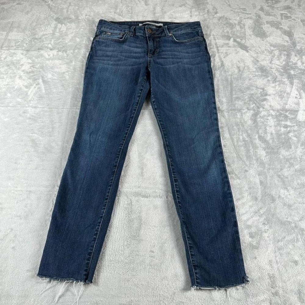 Joes Low Rise Skinny Jeans Women Tag 28 (Actual 29) Dark‎ Blue Wash Chelsea